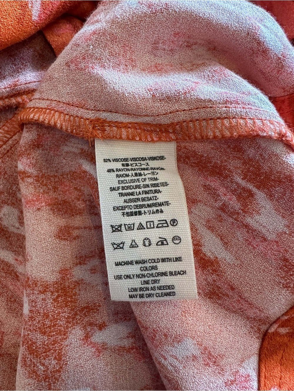 Free People “Fake Love” Orange Sleeveless Dress Size Small pockets - Picture 7 of 7